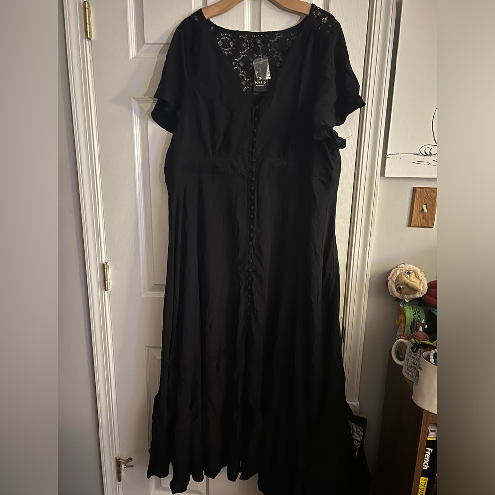 Black Cotton Dress